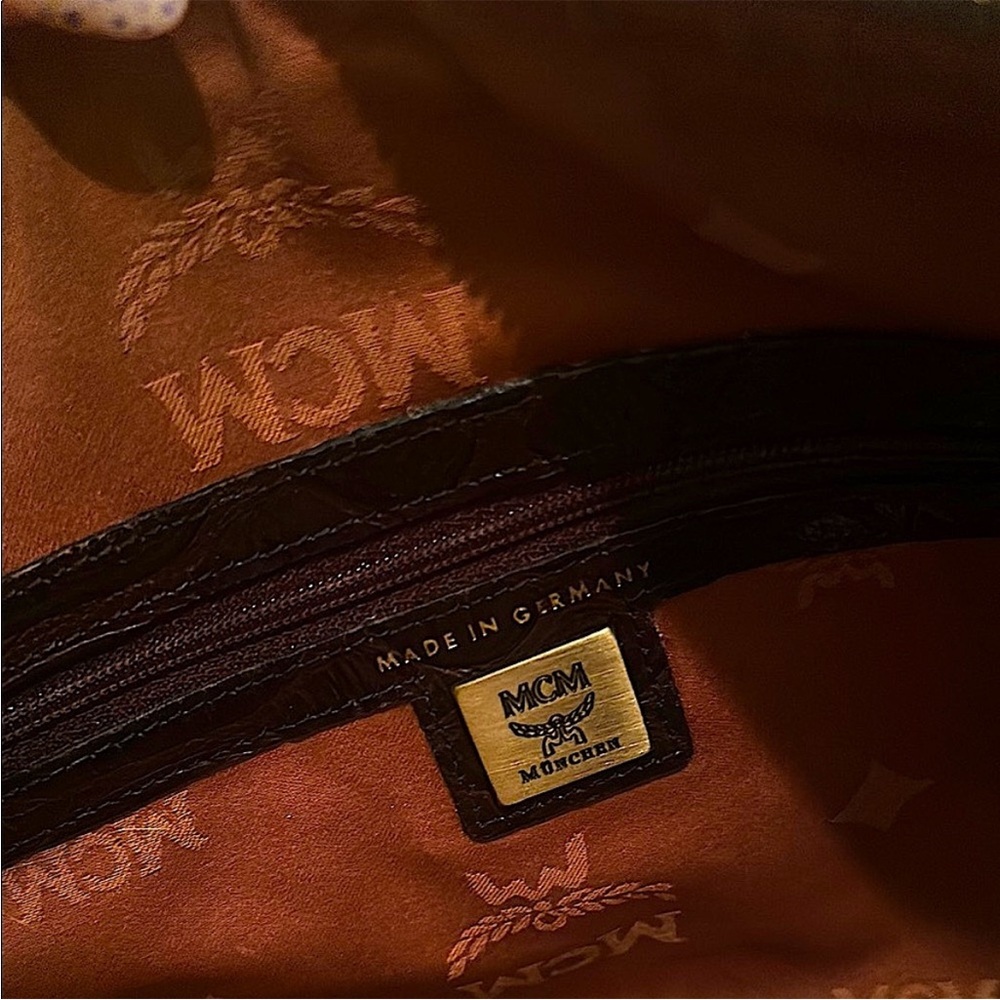 MCM Croc Leather Made In Germany Handbag. ZERO callouts - Picture 12 of 15
